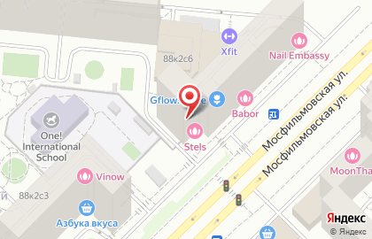 Автошкола Аксель на Мосфильмовской улице на карте