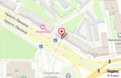 Салон Кварц на проспекте Ленина на карте