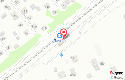 Дачная, железнодорожная станция, Киевское направление на карте