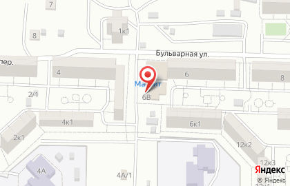 Потребительское общество Арго на Бульварной улице на карте