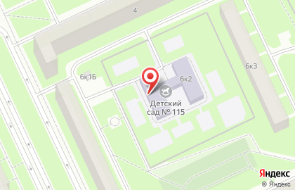 Детский сад №115 Невского Района в Невском районе на карте