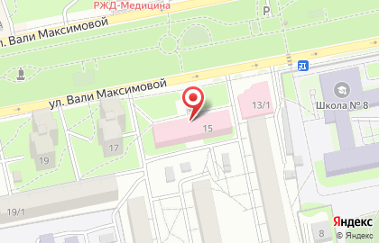 Городская детская больница, г. Бийск в Барнауле на карте
