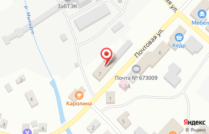 Магазин автозапчастей Автомобилист в Петровск-Забайкальском на карте