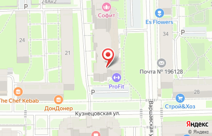 Фитнес-студия для персональных тренировок s & i на Варшавской улице на карте