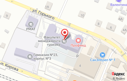 РМАТ на улице Горького на карте
