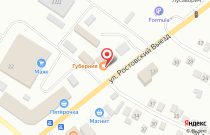 Магазин разливного пива Бавария в Ростове-на-Дону на карте