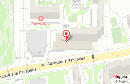 Салон штор Мария на улице Адмирала Лазарева на карте