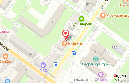 Суши-бар Кансэй на карте