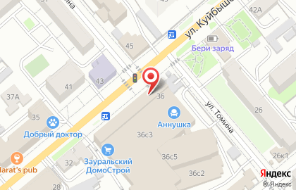 Магазин Ваши двери на улице Куйбышева на карте