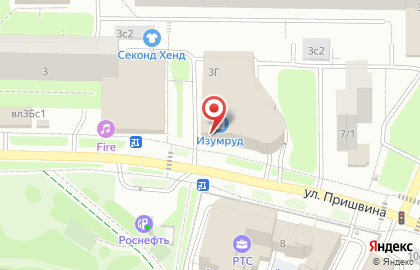 Страховая комапния Эксперты страхования на улице Пришвина на карте