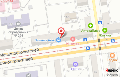 Центр продаж слуховых аппаратов СлухПрайм на улице Машиностроителей, 14 на карте