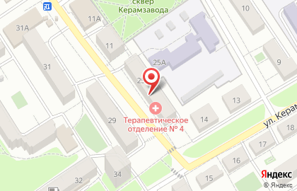 Аптека Фарма на улице Керамзавода на карте