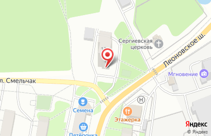 Пансионат Почта России в Балашихе на карте