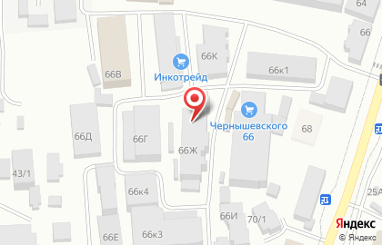 Рыбная лавка на улице Чернышевского на карте