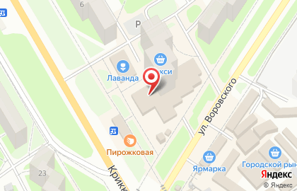 Гипермаркет Дикси на Крикковском шоссе на карте