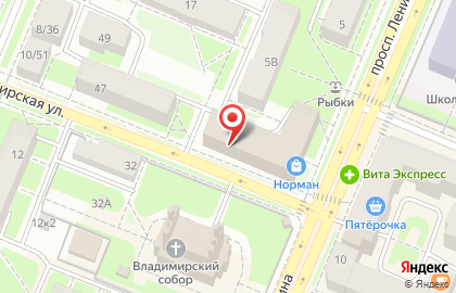 Здоровые Люди на проспекте Ленина на карте