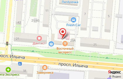 Агентство недвижимости Империя на проспекте Ильича на карте
