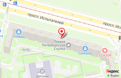 Микрофинансовая компания Деньга на метро Пионерская на карте