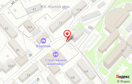 Автостоянка в Ставрополе на карте