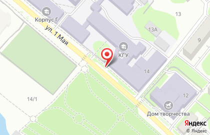 Костромской государственный университет на улице 1 Мая, 14 на карте