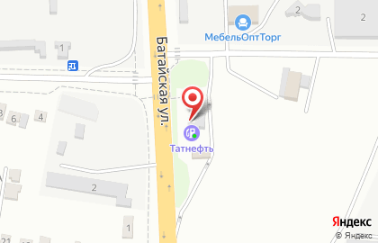 Торгово-сервисная компания Рост-шина на Батайской улице на карте