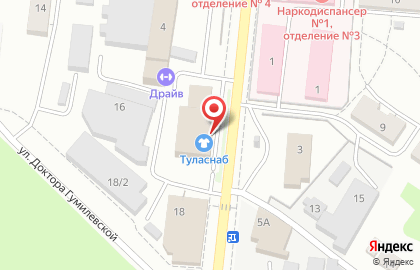 Группа компаний ТулаСнаб в Пролетарском районе на карте