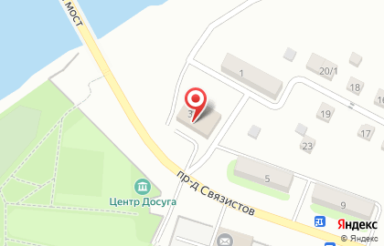 Супермаркет Магнит в проезде Связистов на карте