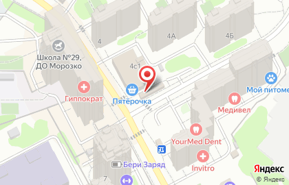 Рыбная лавка в Москве на карте
