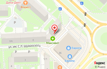 Парикмахерская Ольга в Октябрьском районе на карте