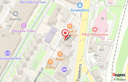 Банк Интеза в Центральном районе на карте