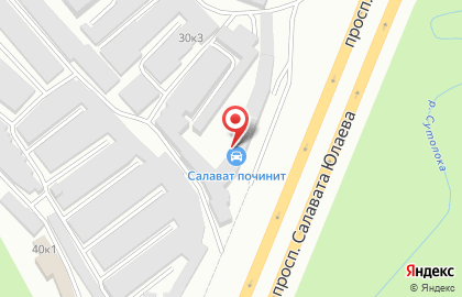 Автосервис, ИП Хазиев И.А. на карте