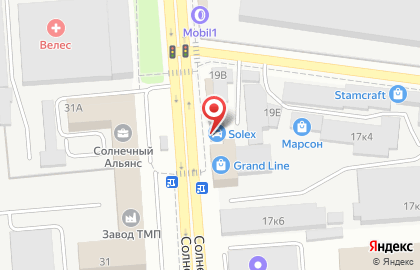 Автосервис SOLEX-service на Электросигнальной улице на карте