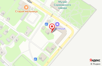 Продуктовый магазин на улице Свободы на карте
