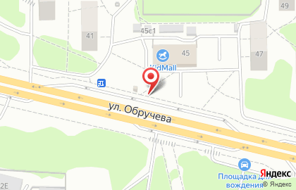 Мосгортранс на улице Обручева на карте