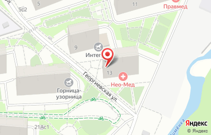 Новостройки, ЗАО Азбука Жилья на улице Георгиевская на карте