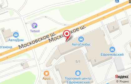 Торговая компания Автоцвет 33 на Московском шоссе на карте