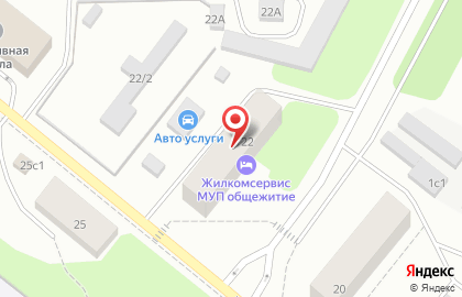 Центральная городская библиотека на улице Ворошилова на карте