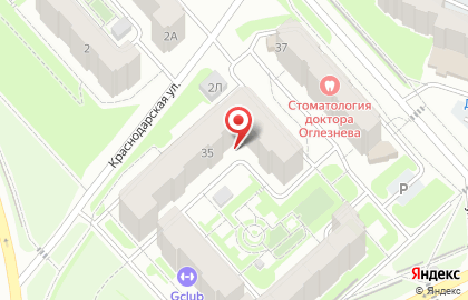 Посад на Краснодарской улице на карте