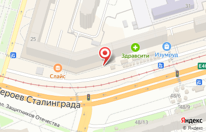 Фирменный магазин Великолукский Мясокомбинат в Красноармейском районе на карте
