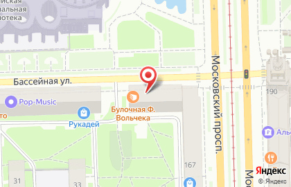 Салон оптики Оникс на Московском проспекте на карте