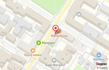 Фирменный магазин кондитерских изделий Радуга на улице Лермонтова на карте
