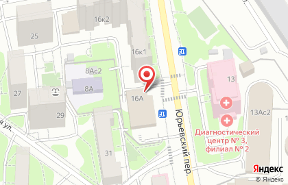 Магазин товаров для рыбалки Рыболов в Юрьевском переулке на карте