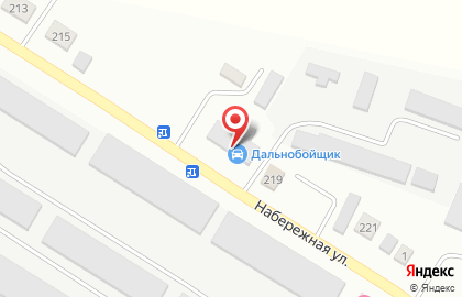 Магазин автозапчастей Автореал УАЗ на Набережной улице на карте