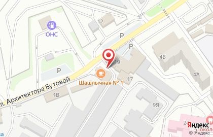 Продовольственный магазин в Старом Осколе на карте