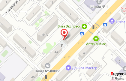 Волжанка в Волгограде на карте
