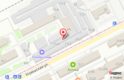 Магазин аккумуляторов ЭнергоМет на метро Угрешская на карте
