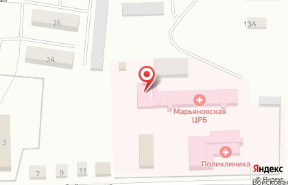 Марьяновская центральная районная больница на карте
