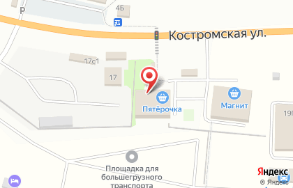 Салон сотовой связи МТС на Костромской улице на карте