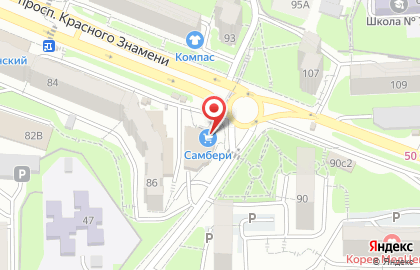 Банкомат СберБанк во Владивостоке на карте