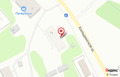 Почтовое отделение в Мурманске на карте